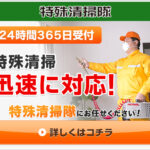 特殊清掃が必要な場合に頼りになる『特殊清掃隊』を紹介!