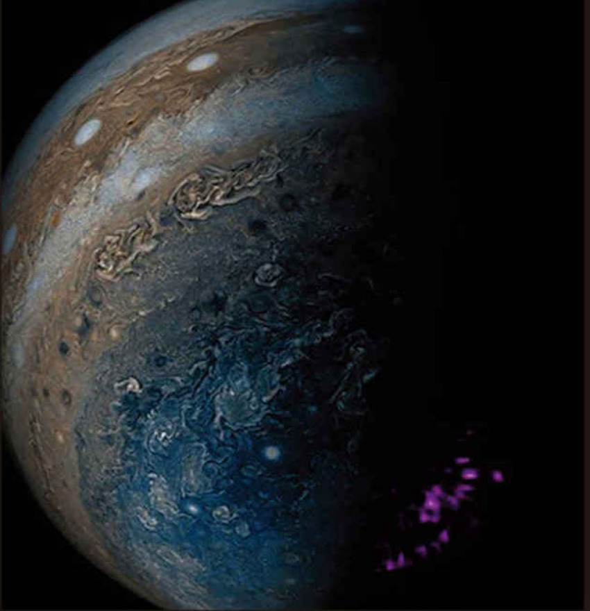 NASAの探索機ジュノーが捉えた木星の姿が完全にアートw